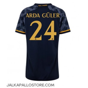 Real Madrid Arda Guler #24 Vieraspaita Naisten 2023-24 Lyhythihainen